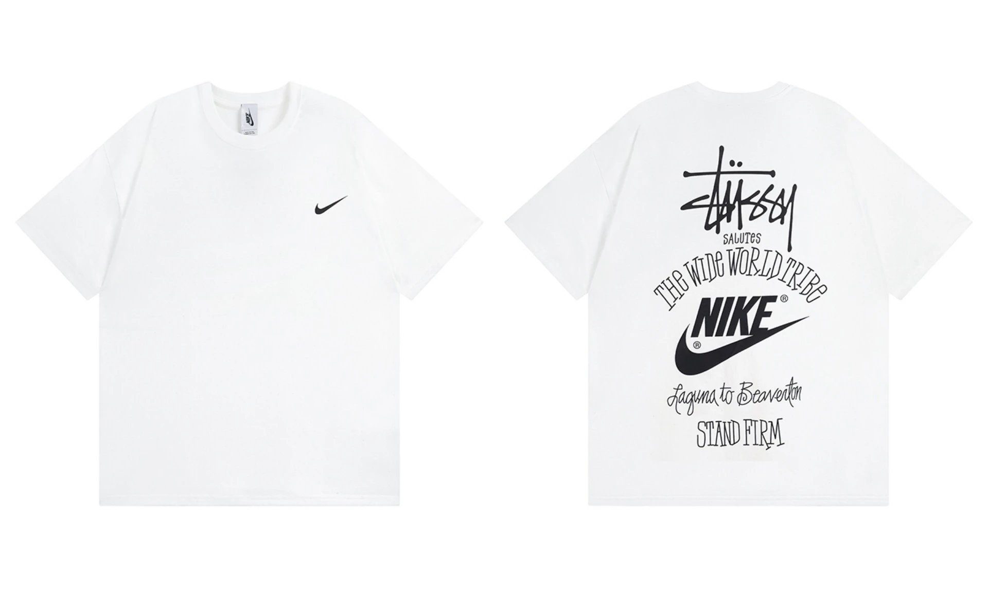 Stüssy T-Shirts Graphic Print Short-Sleeve — 913 white