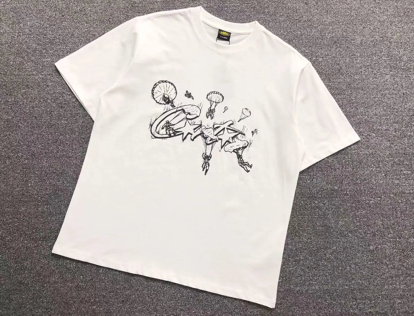 Corteiz T-Shirts Graphic Print — 302 white