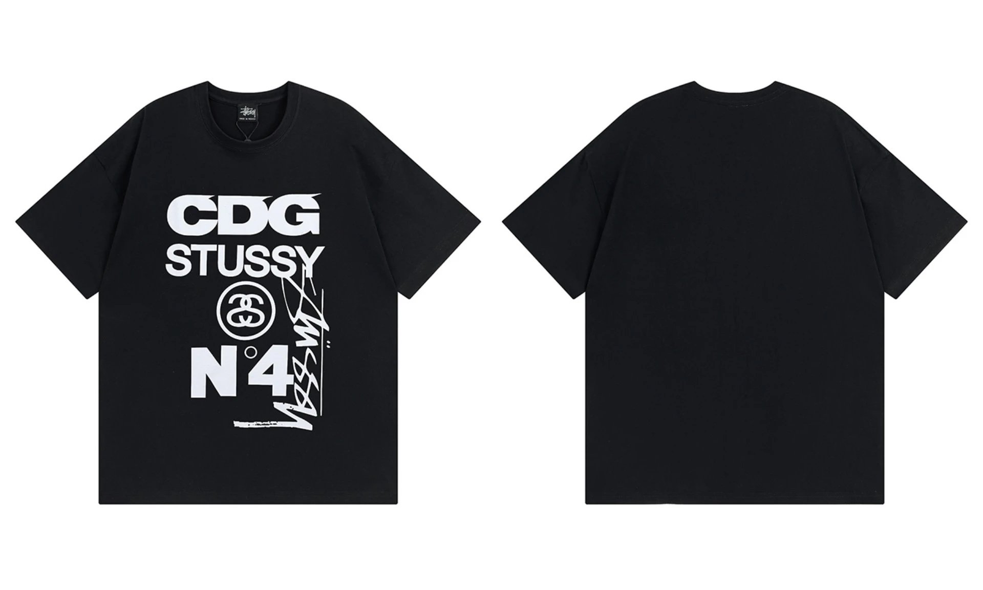 Stüssy T-Shirts Graphic Print Short-Sleeve — 945 black