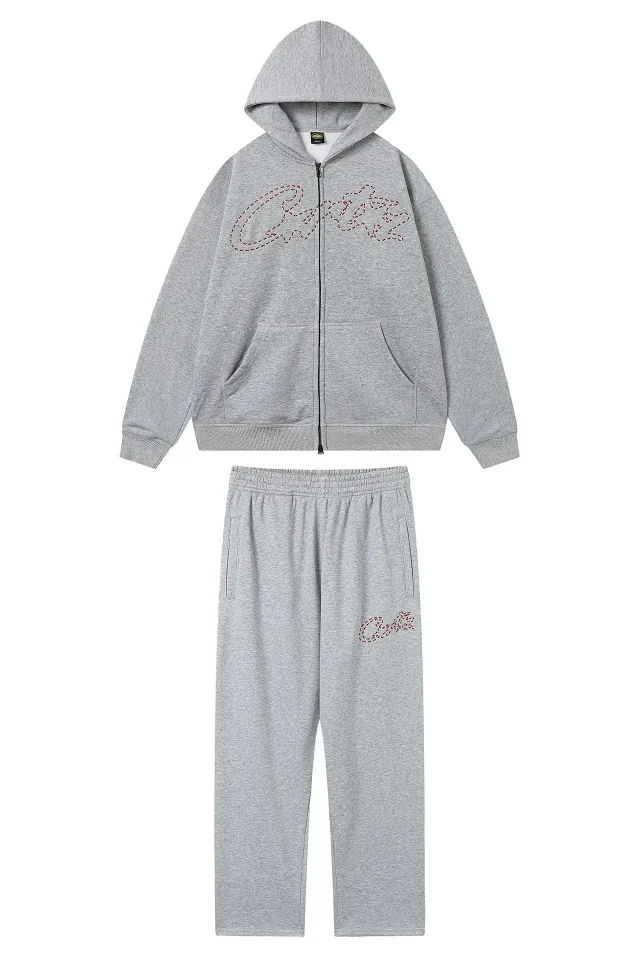 Corteiz Hoodies & Sweatshirts Zip-up hooded sweatshirt with embroidered chest emblem product detail image 29