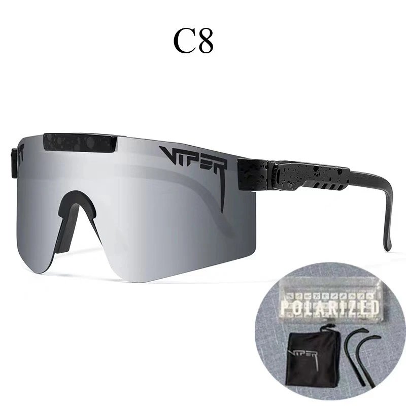 Unbranded Eyewear KD166 Polarized Shield Sunglasses — C8