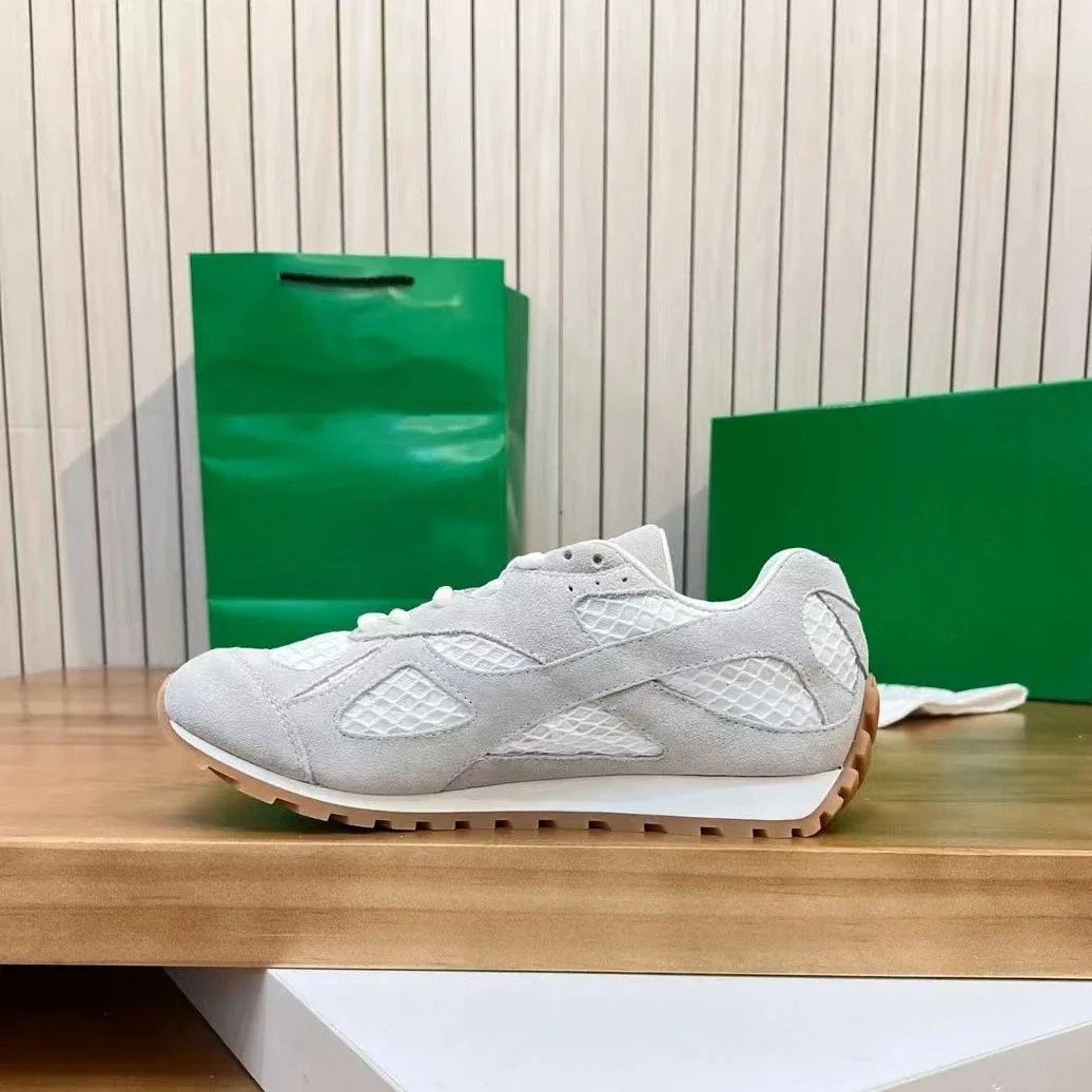 Unbranded Sneakers Mesh-panel low-top with metallic overlays image 12