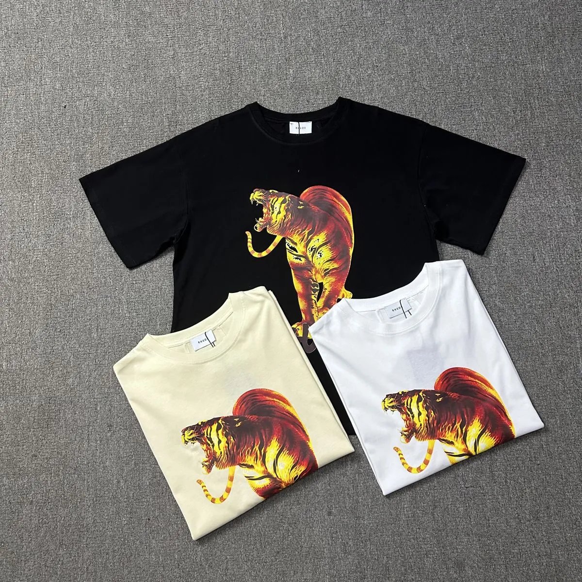 Rhude T-Shirts Tiger Graphic image 3