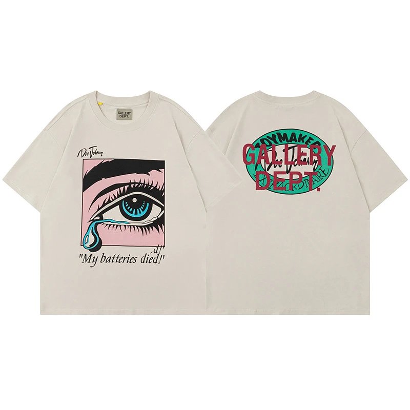 Gallery Dept. T-Shirts Graphic Print Short-Sleeve T-Shirt — Apricot D106