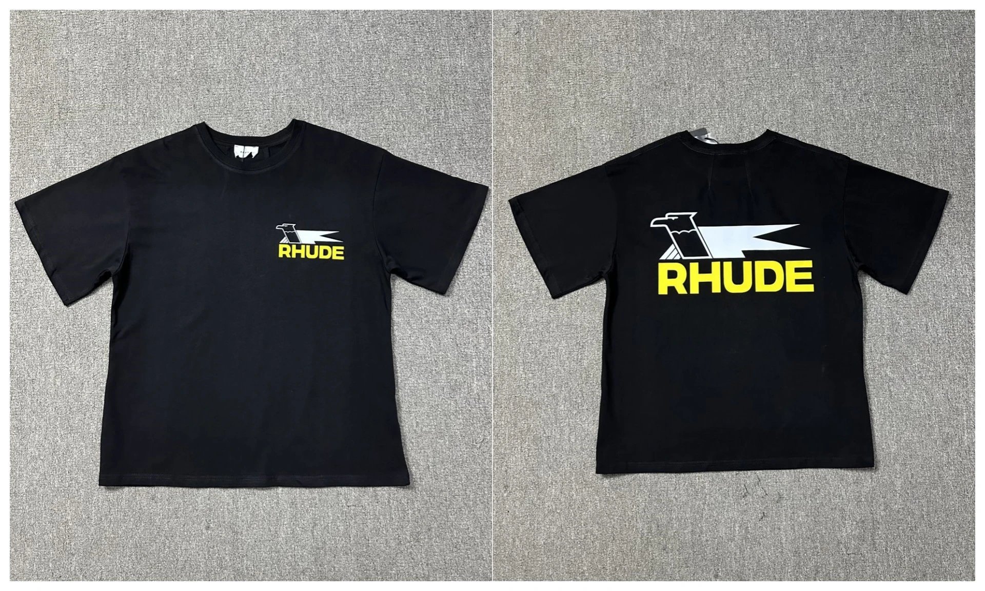 Rhude T-Shirts Tiger Graphic — 1215 black