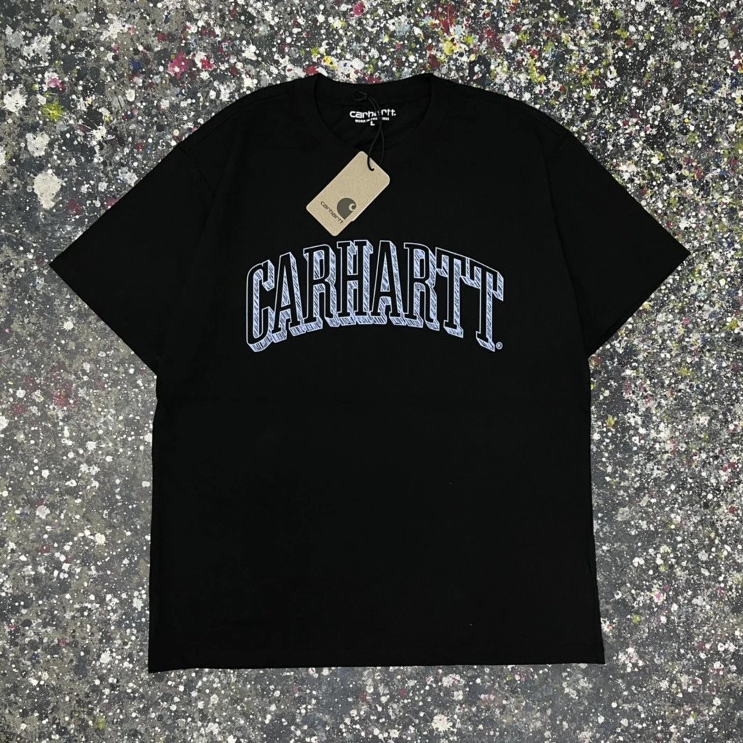 Carhartt T-Shirts Short-Sleeve Graphic Logo T-Shirt — 014 Black