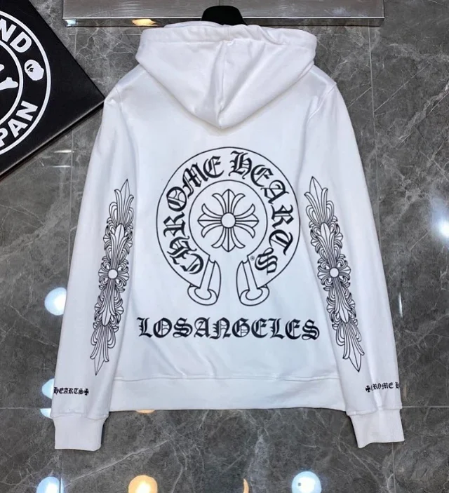 Chrome Hearts Hoodies & Sweatshirts Zip-Up with Cross Graphics product detail image 4
