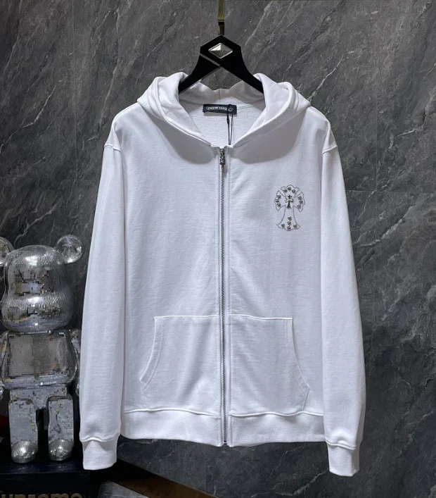 Chrome Hearts Hoodies & Sweatshirts Zip-Up with Cross Graphics product detail image 8