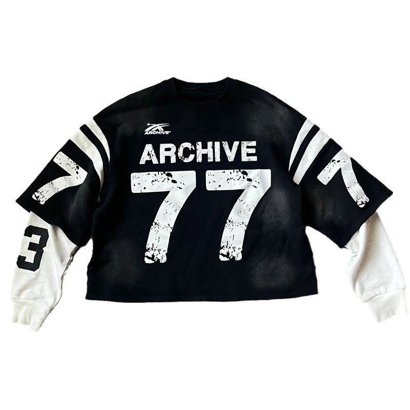 Design Aesthete The Take Over Camo Cropped Sweatshirt Hoodie - 7