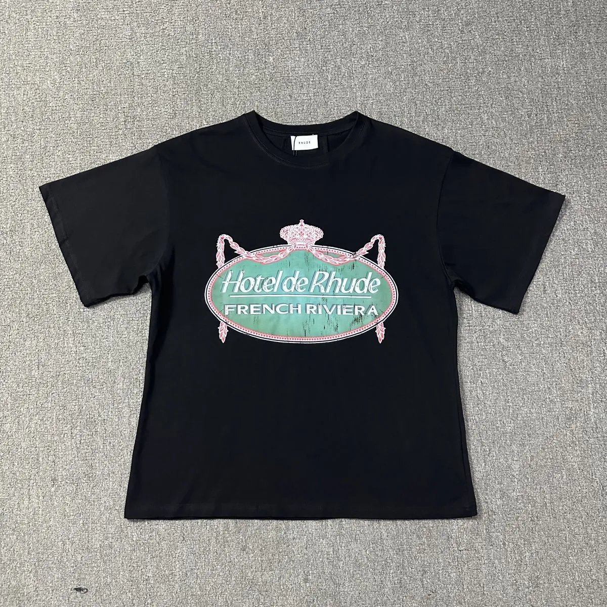 Rhude T-Shirts Tiger Graphic — 1219 black