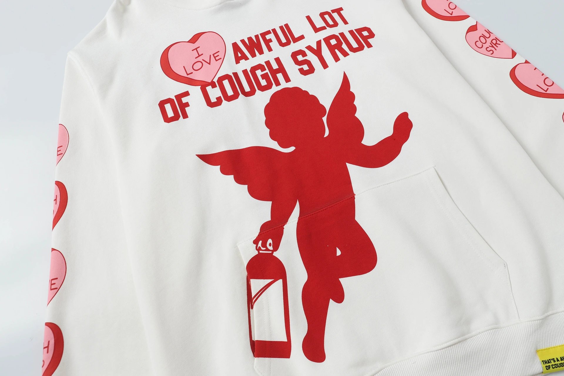 Design 'That's A Awful Lot Of Cough Syrup' Red Sweatpants - 18