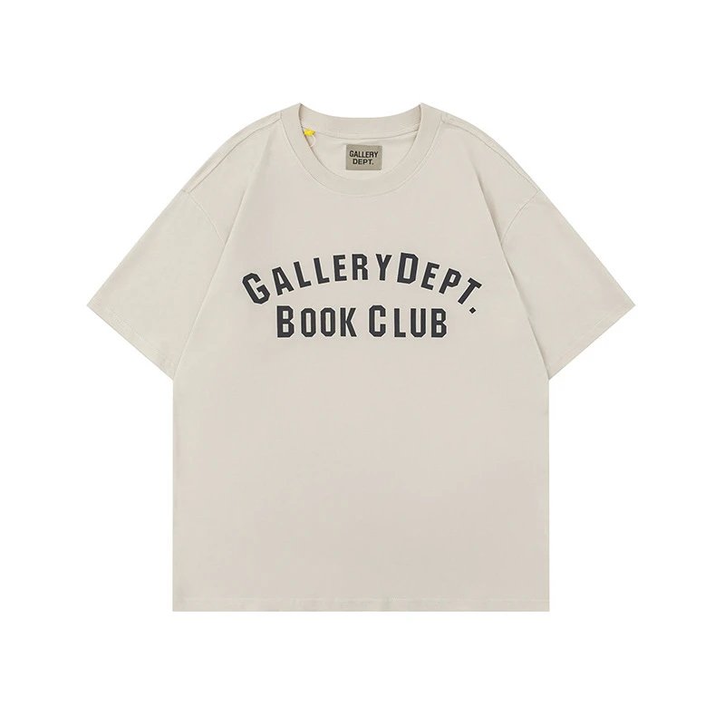 Gallery Dept. T-Shirts Graphic Print Short-Sleeve T-Shirt — Apricot color D 119