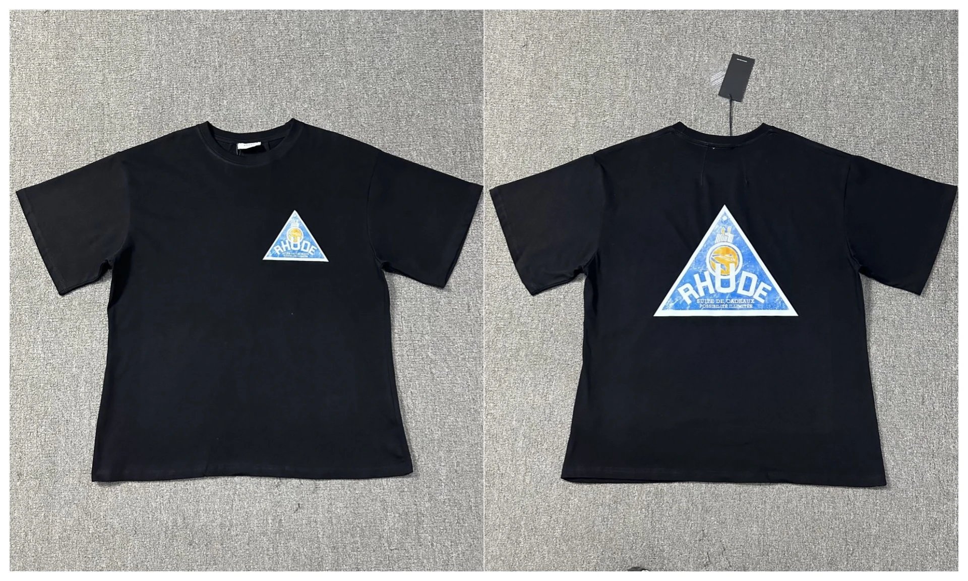 Rhude T-Shirts Tiger Graphic — 1226 black