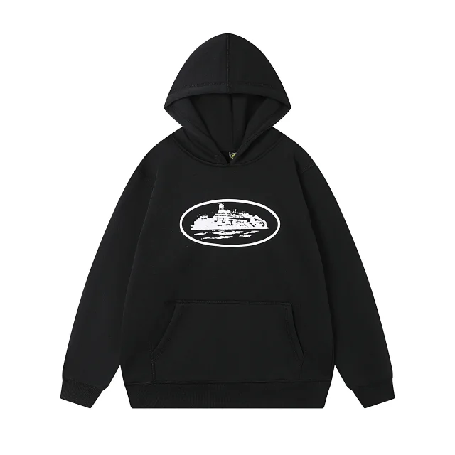 Corteiz Hoodies & Sweatshirts Zip-up hooded sweatshirt with embroidered chest emblem product detail image 26