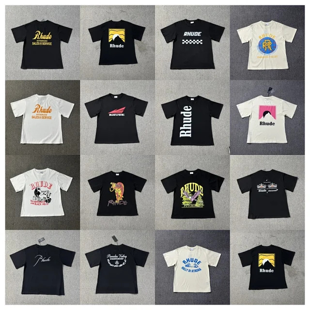 Rhude T-Shirts Tiger Graphic product detail image 3