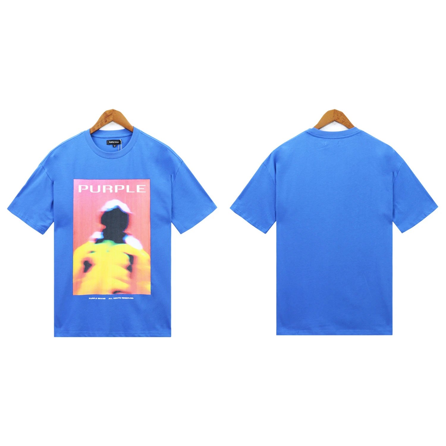 Purple Brand T-Shirts Graphic Print — 2395 black