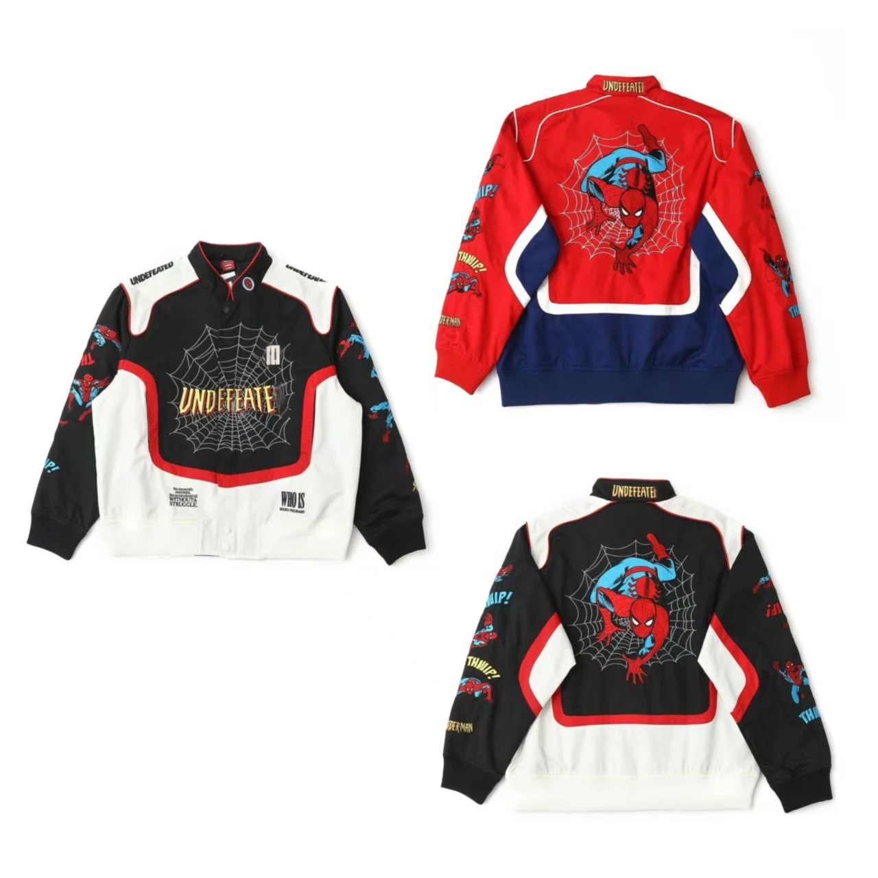 Jackets from the Marvel × UNDEFEATED &qu
