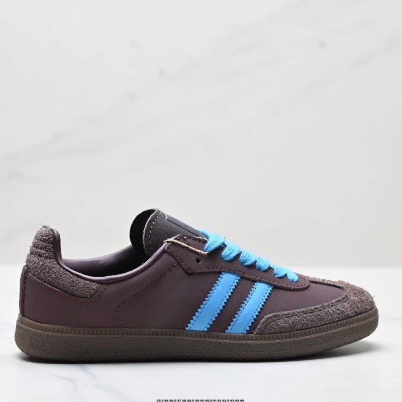 Unbranded Sneakers Low-top three-stripe — Brownish blue