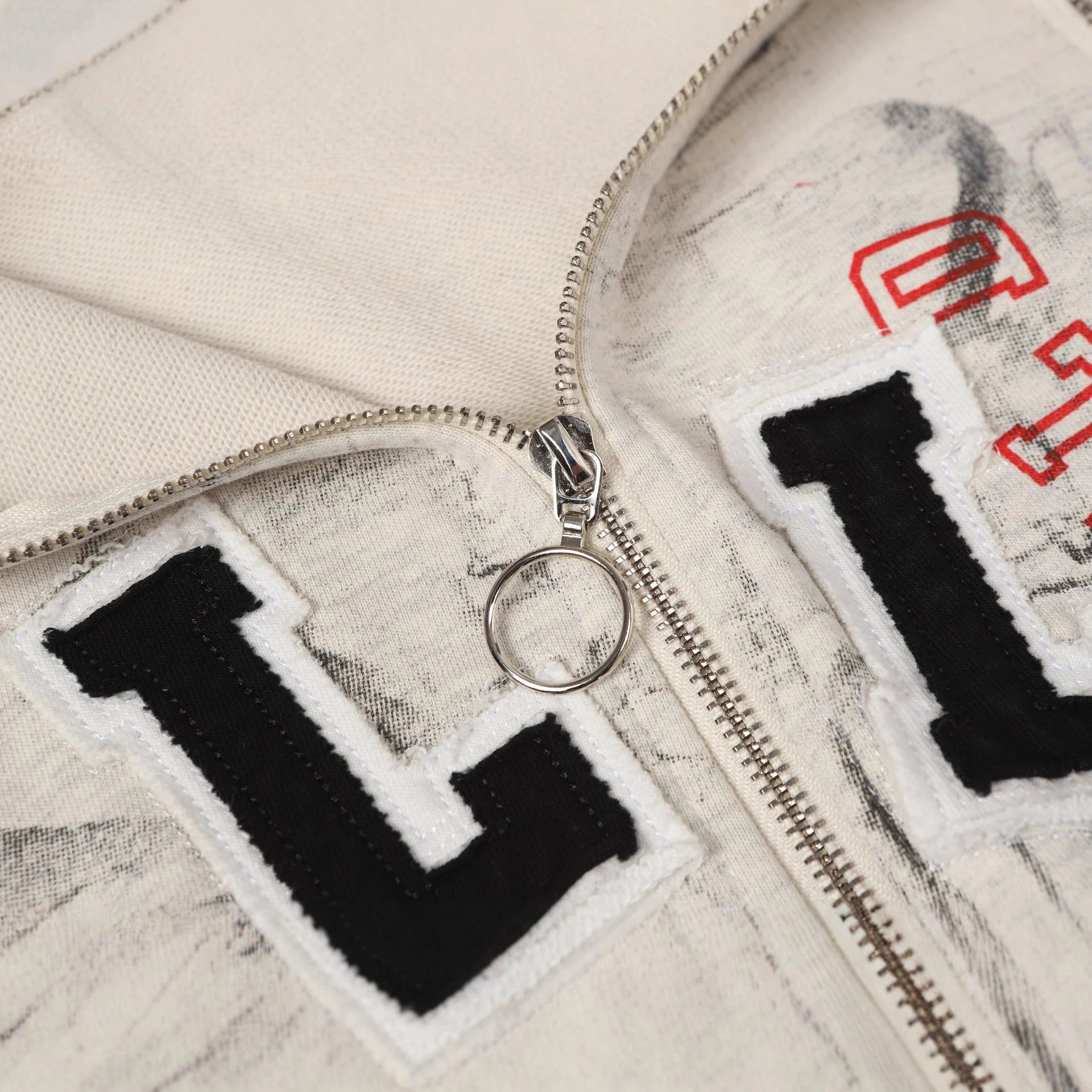 Vale USA Hoodies & Sweatshirts Graphic Print Zip-Up Hooded Sweatshirt image 3