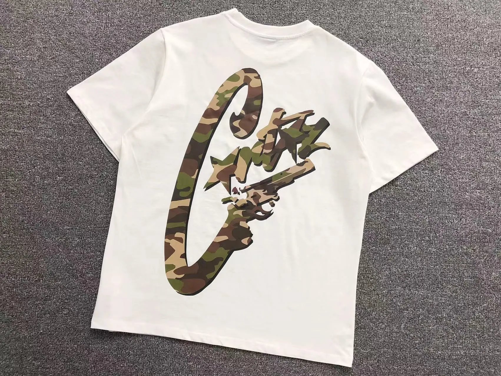 Corteiz T-Shirts Graphic Print — 304 white