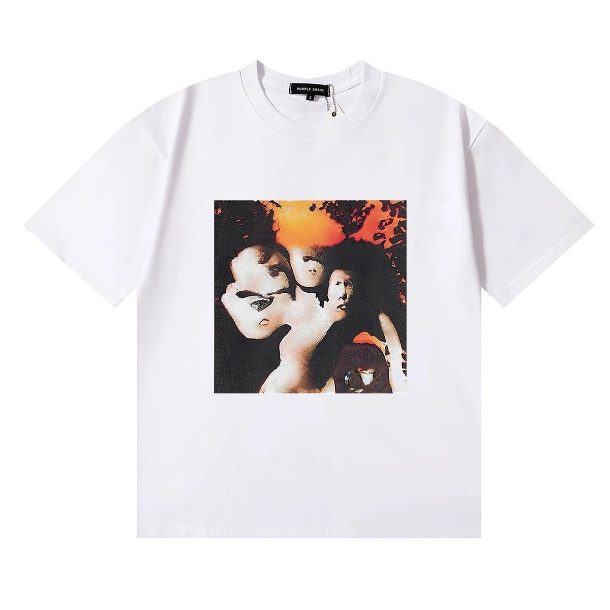 Purple Brand T-Shirts Graphic Print — 3058-2