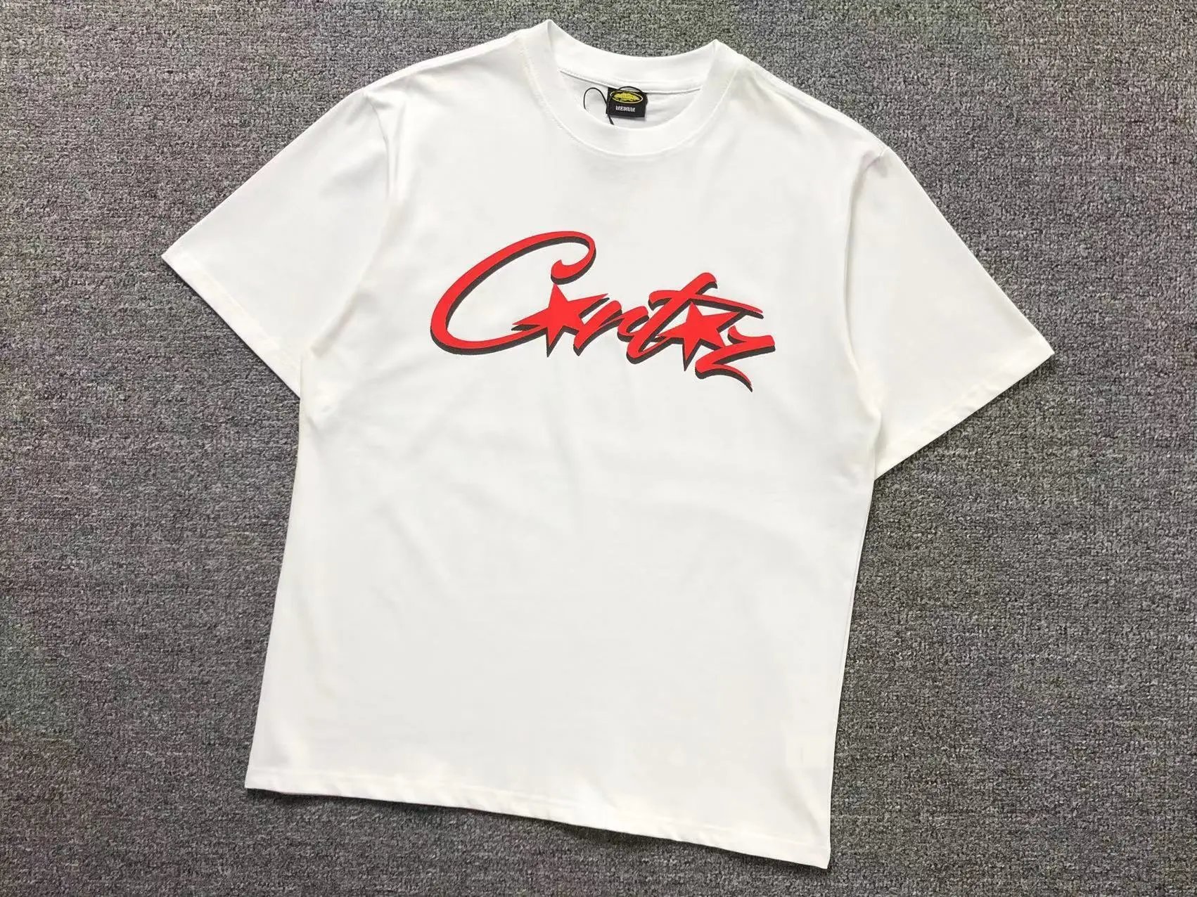 Corteiz T-Shirts Graphic Print — 313 white