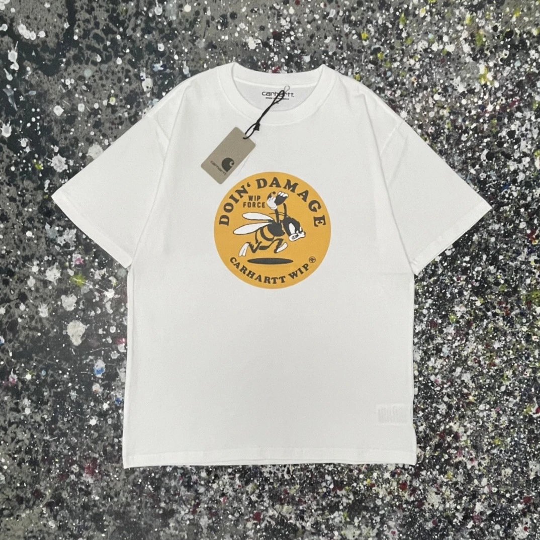 Carhartt T-Shirts Short-Sleeve Graphic Logo T-Shirt — 003 White