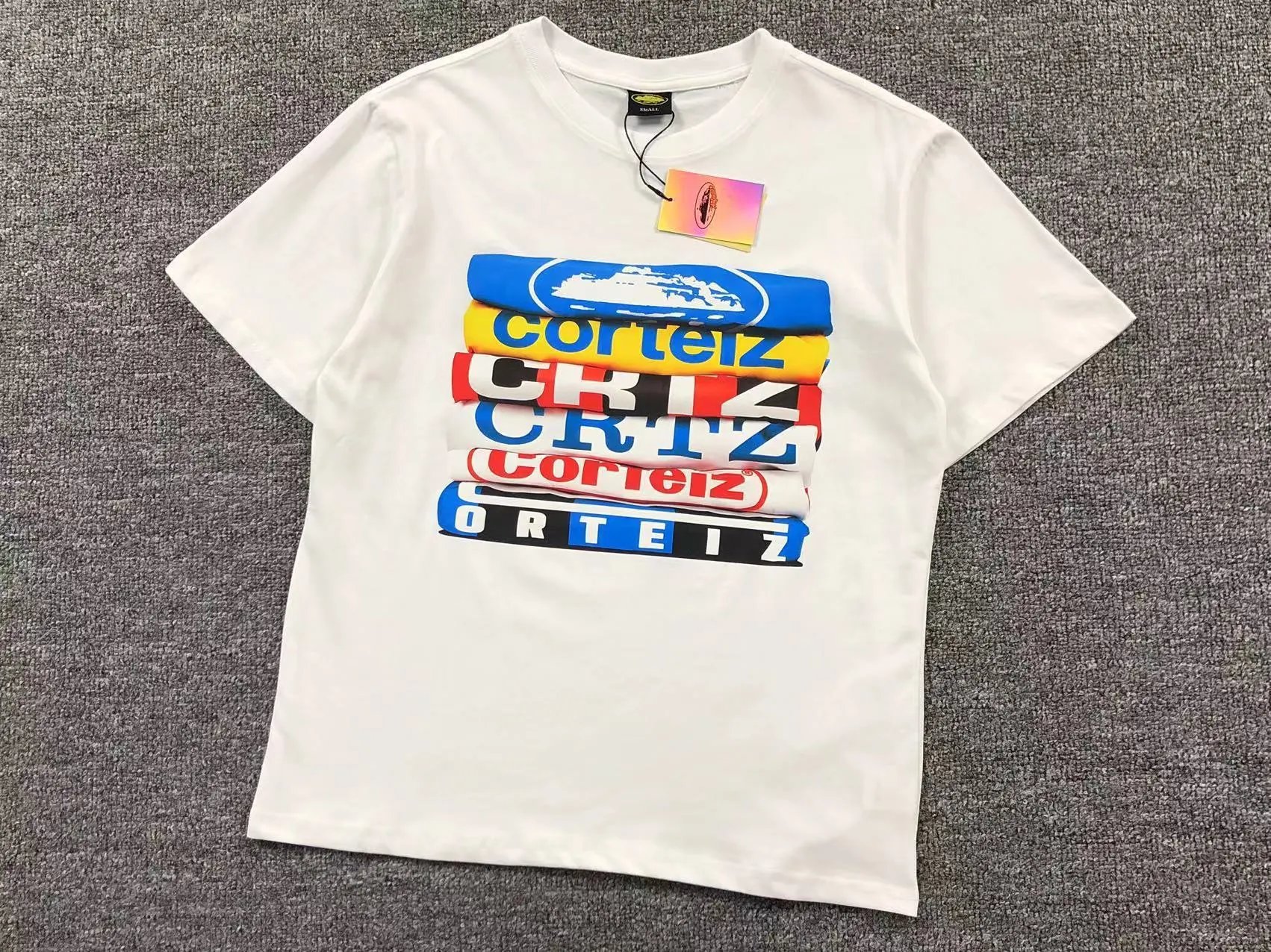 Corteiz T-Shirts Short-Sleeve Graphic Crew-Neck T-Shirt — 36