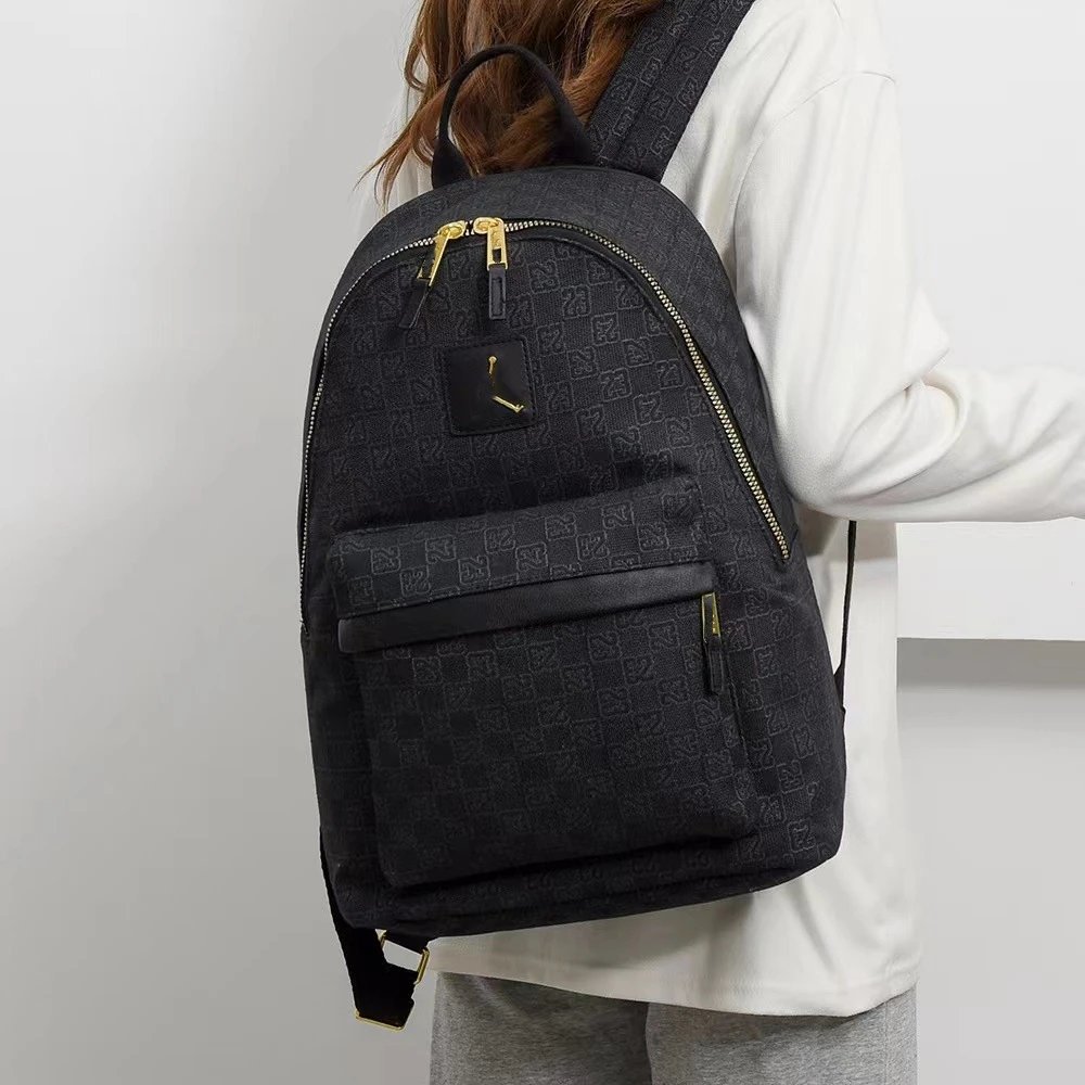 Design Mini Backpack Beige with Brown Accents Casual Backpack - 9