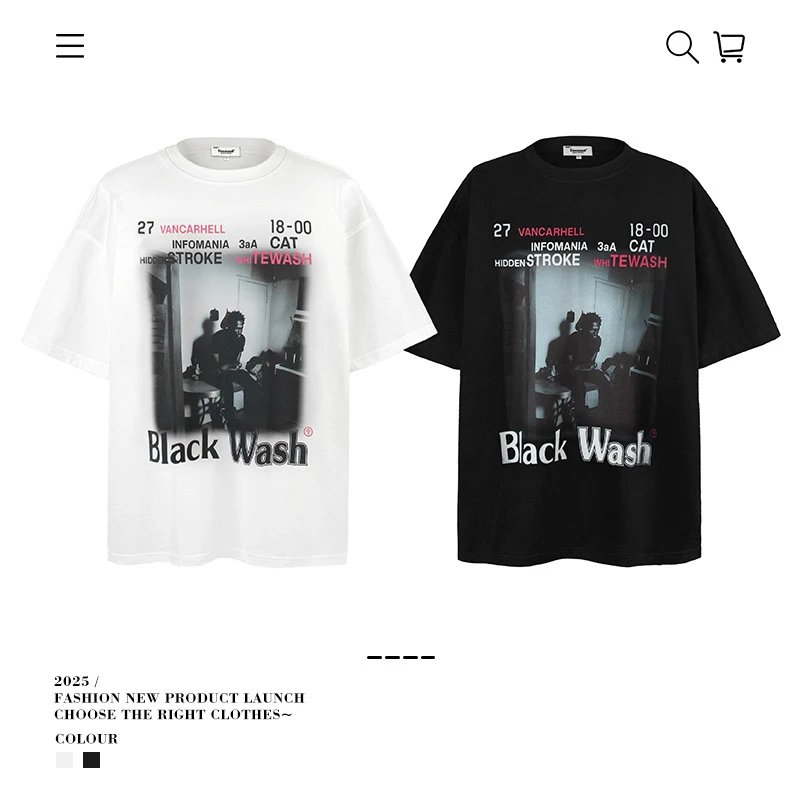 VANCARHELL T-Shirts Oversized graphic-print crew-neck T-shirt image 4