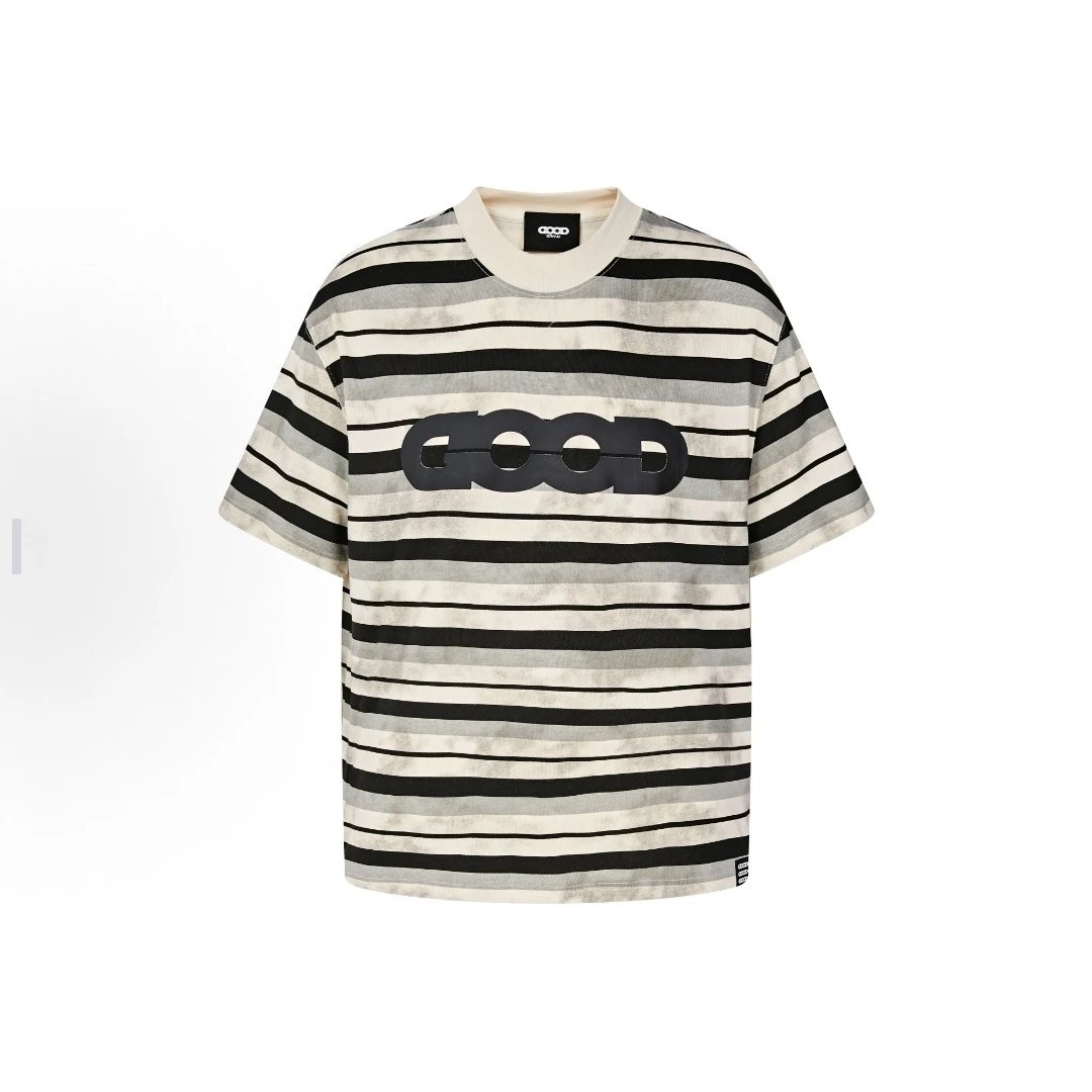 GOODBAI T-Shirts Oversized short-sleeve logo graphic T-shirt — 09