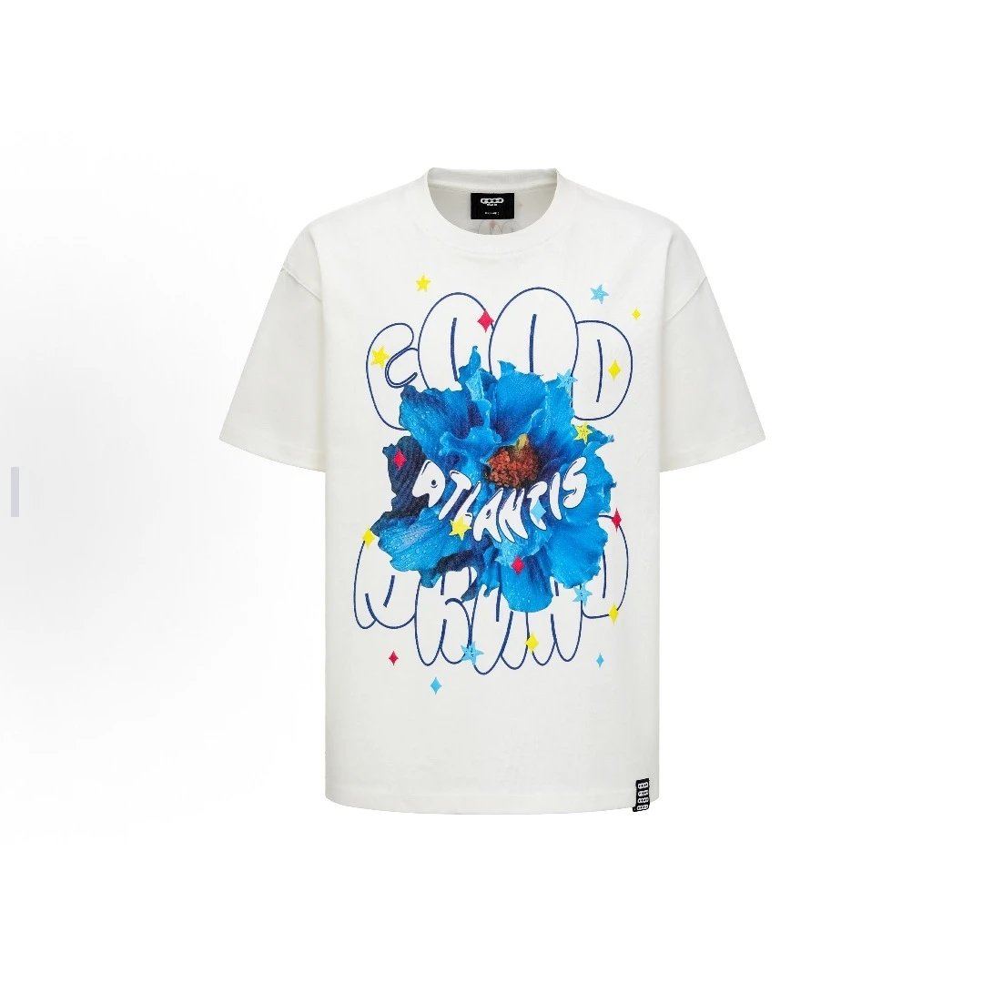 GOODBAI T-Shirts Oversized short-sleeve logo graphic T-shirt — 08