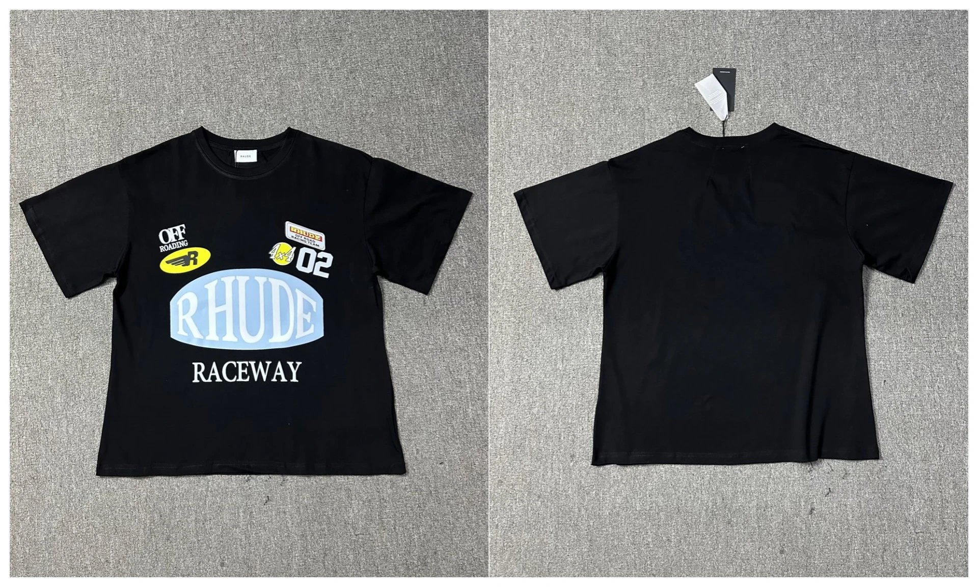 Rhude T-Shirts Tiger Graphic — 1213 black