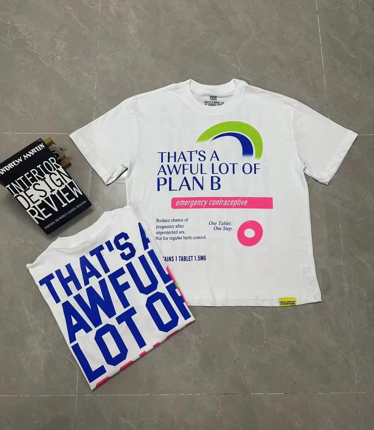 That's a Awful Lot of Cough Syrup T-Shirts Graphic-print short-sleeve T-shirt — 232 white