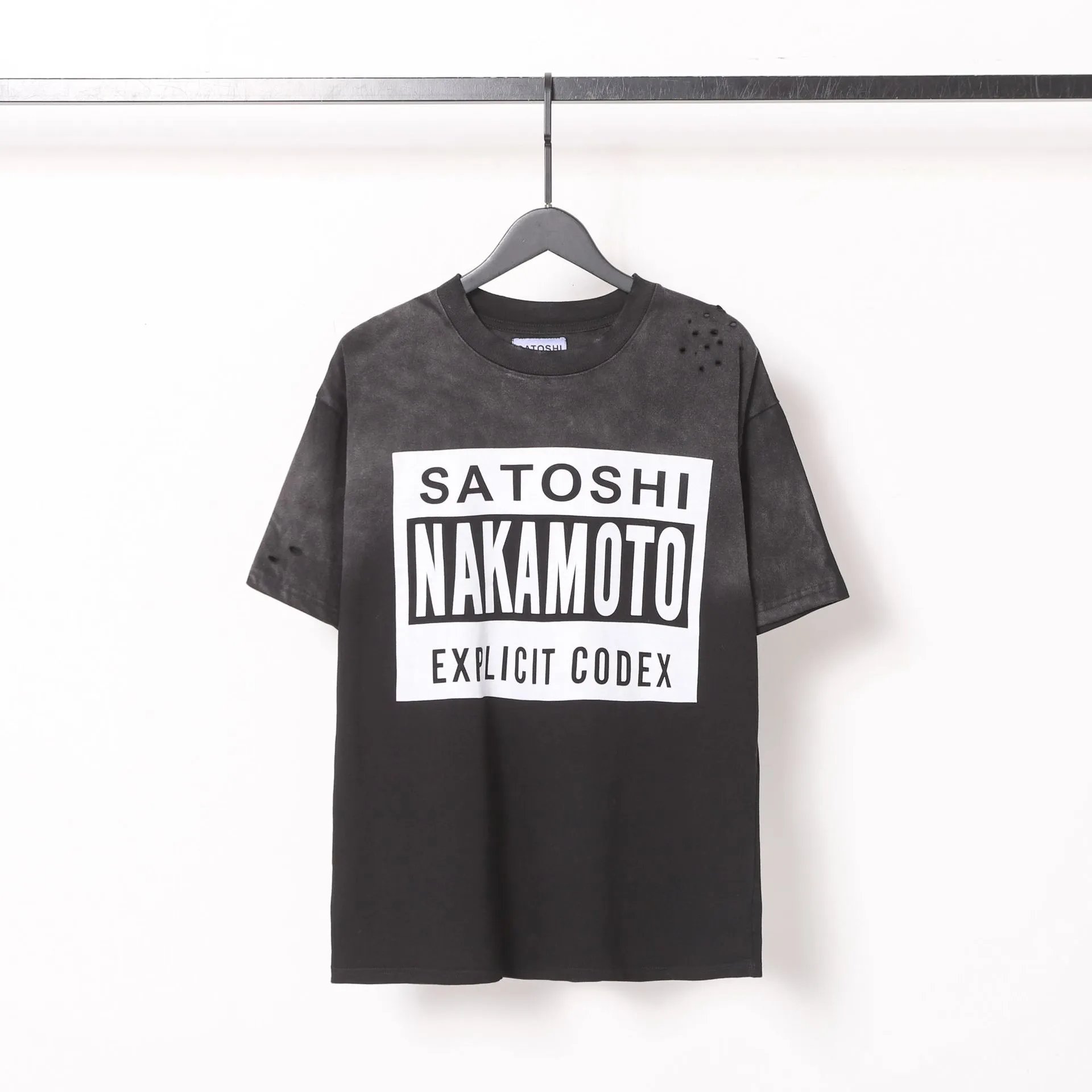 Satoshi Nakamoto T-Shirts Graphic studded T-Shirt — 3472