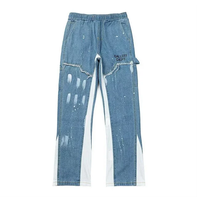 Unbranded Jeans Wide-leg distressed patchwork product detail image 22