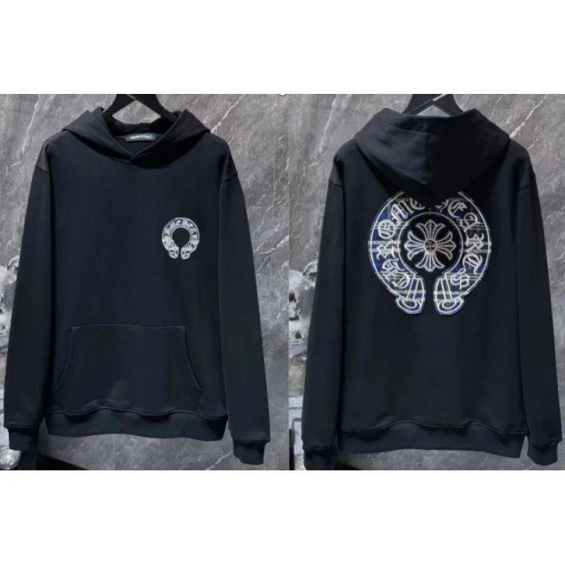 Chrome Hearts Hoodies & Sweatshirts Cross Graphic Pullover Hoodie — 8817 Black