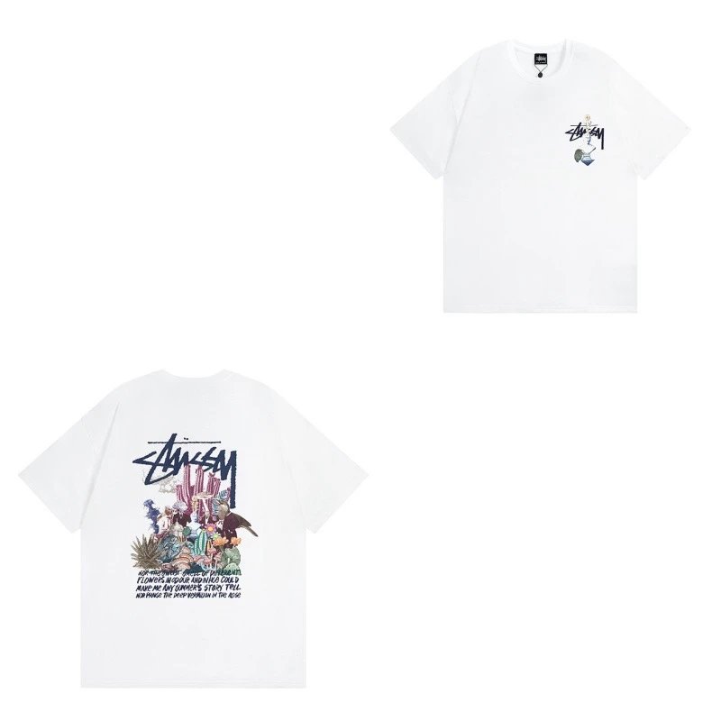 Stussy T-Shirts TS3K-1 — 944 white