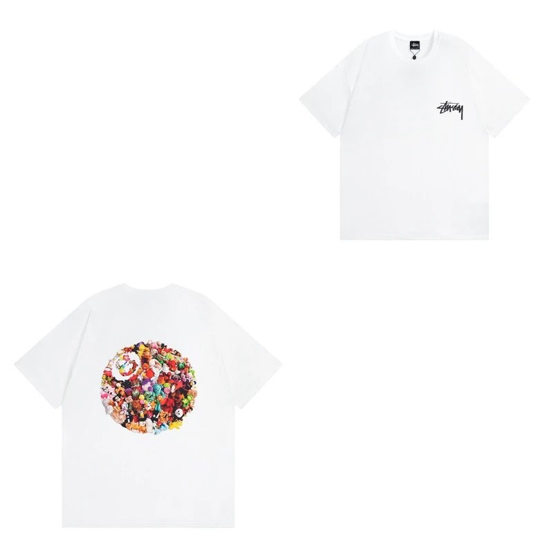 Stussy T-Shirts TS3K-1 — 946 white