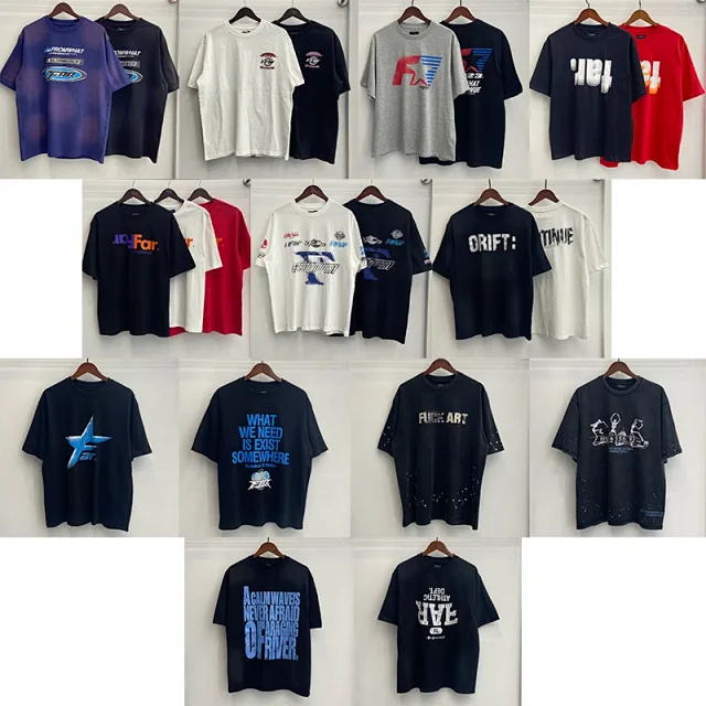 FARFROMWHAT T-Shirts Oversized graphic print product detail image 2