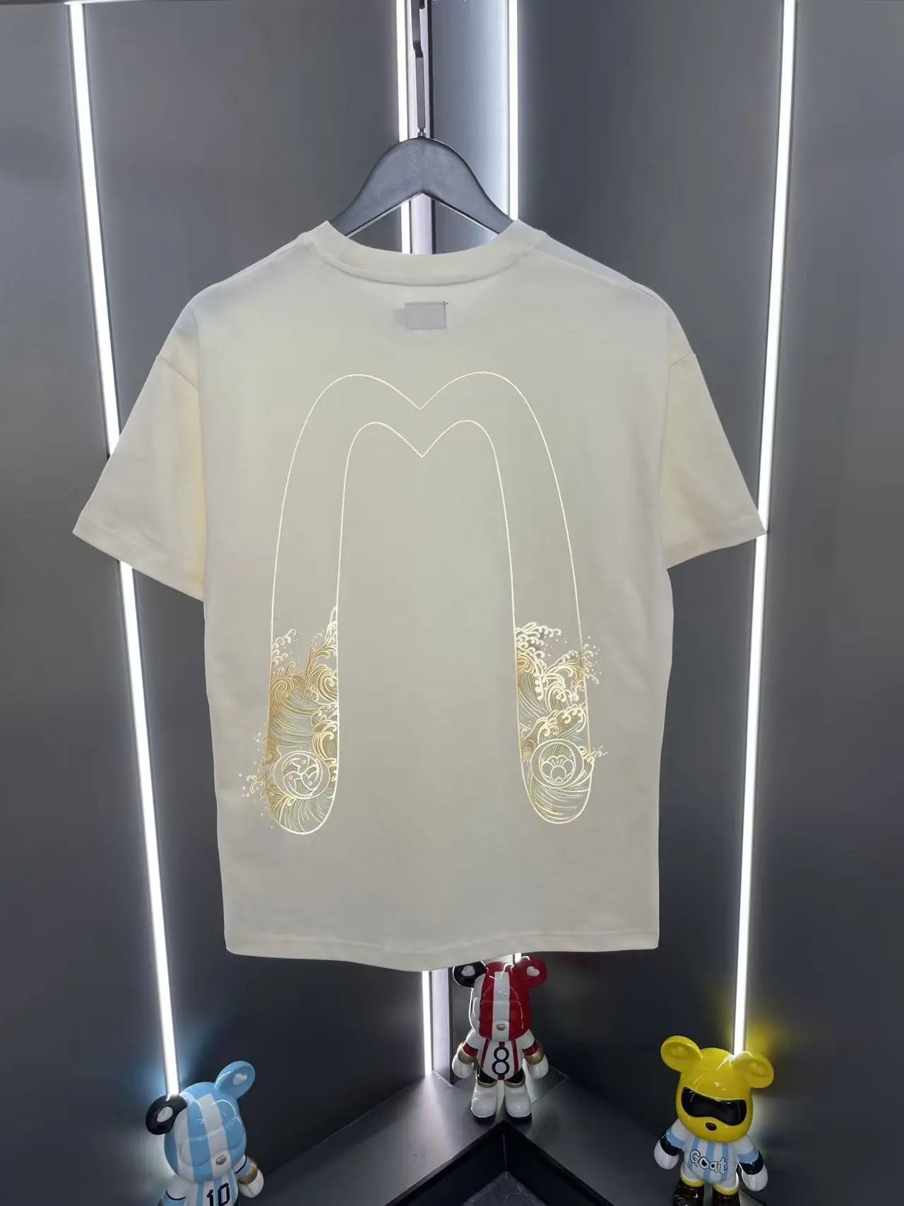 Evisu T-Shirts EUT-1 Graphic Print — Apricot 03