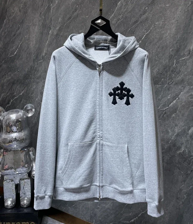 Chrome Hearts Hoodies & Sweatshirts Zip-Up with Cross Graphics product detail image 19