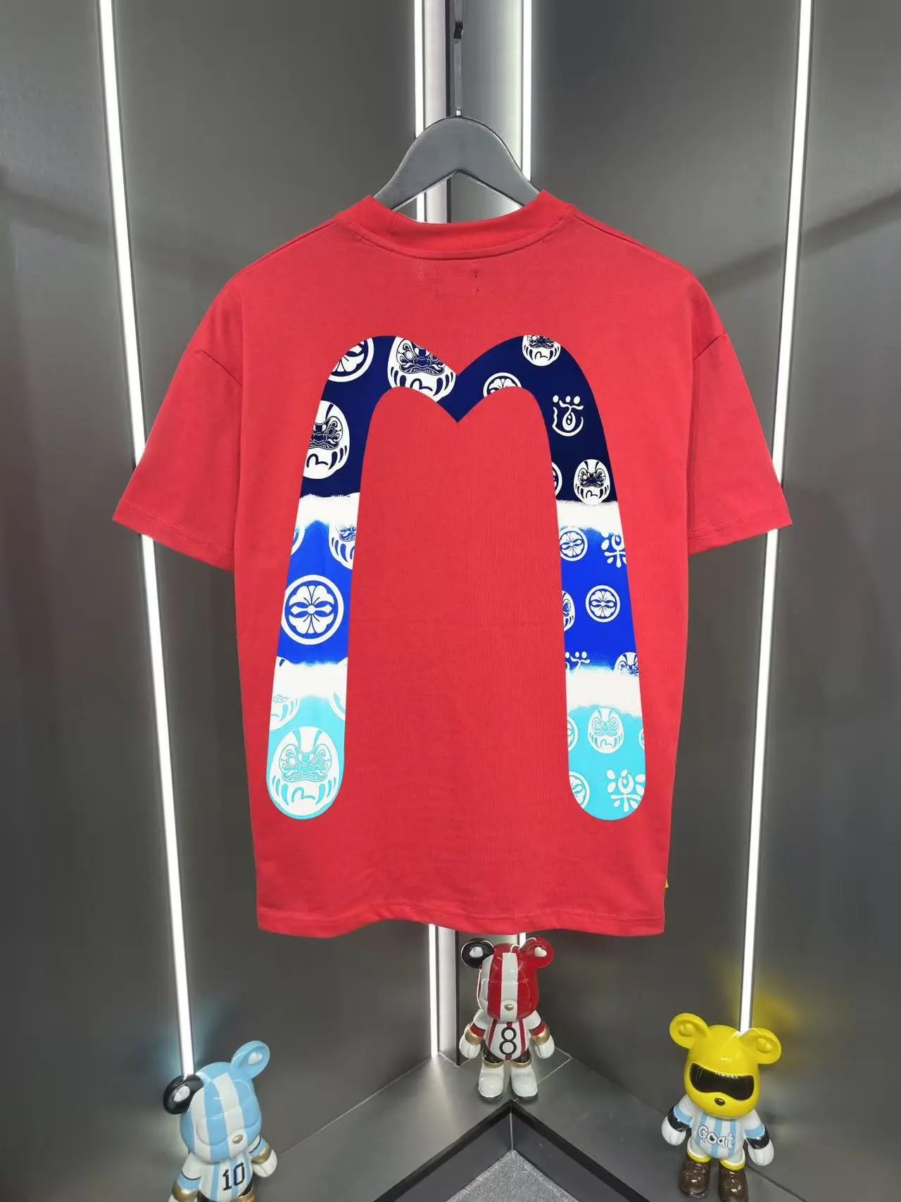 Evisu T-Shirts Graphic-print crew-neck — 20 red