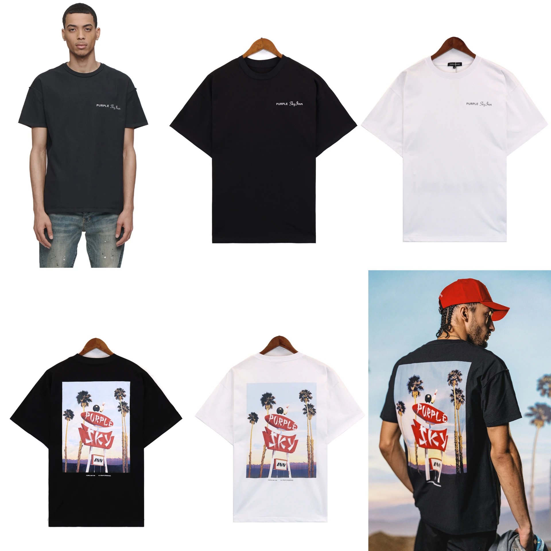 Purple Brand T-Shirts Graphic Print image 5