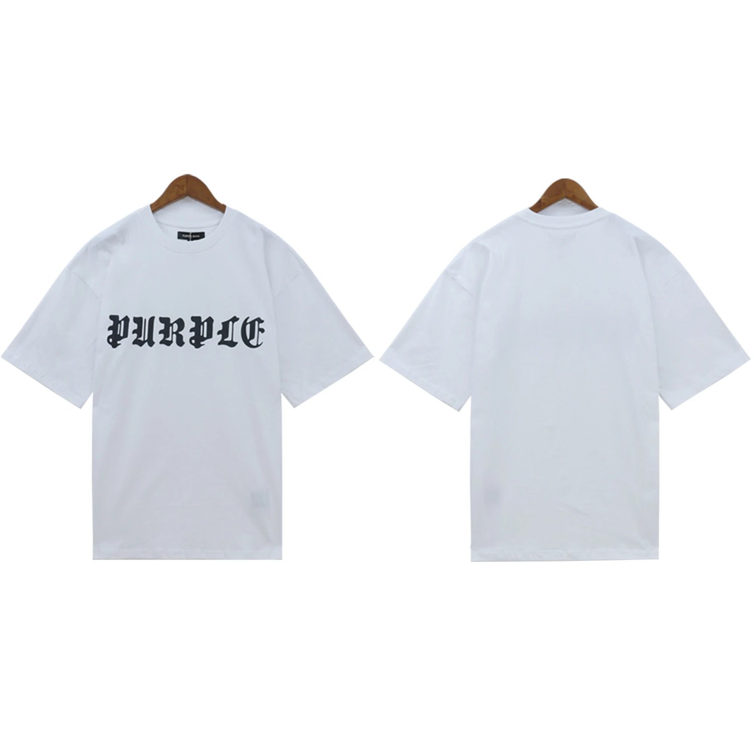 Purple Brand T-Shirts Graphic Print — 2392 white
