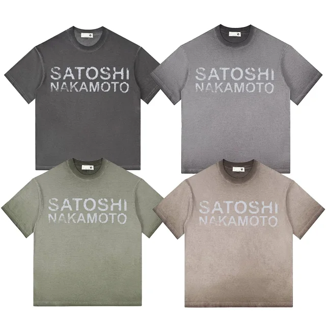 Satoshi Nakamoto T-Shirts Graphic studded T-Shirt product detail image 41