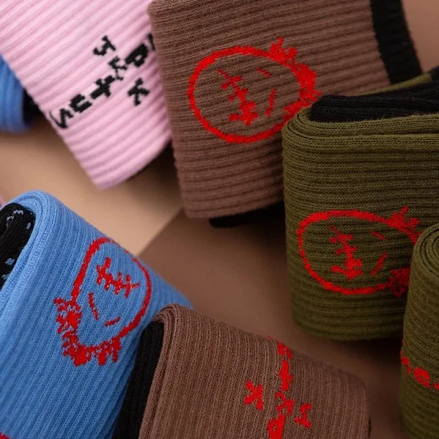 Cactus Jack Socks Ribbed crew with embroidered graphic motifs product detail image 33