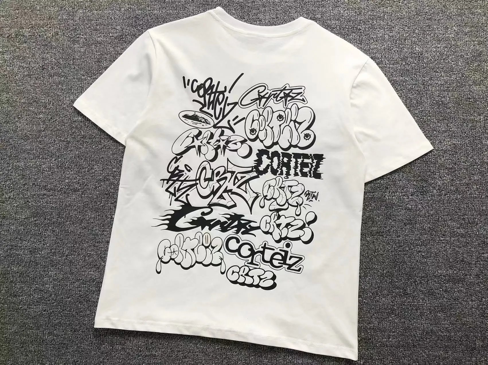 Corteiz T-Shirts Short-Sleeve Graphic Crew-Neck T-Shirt — 24