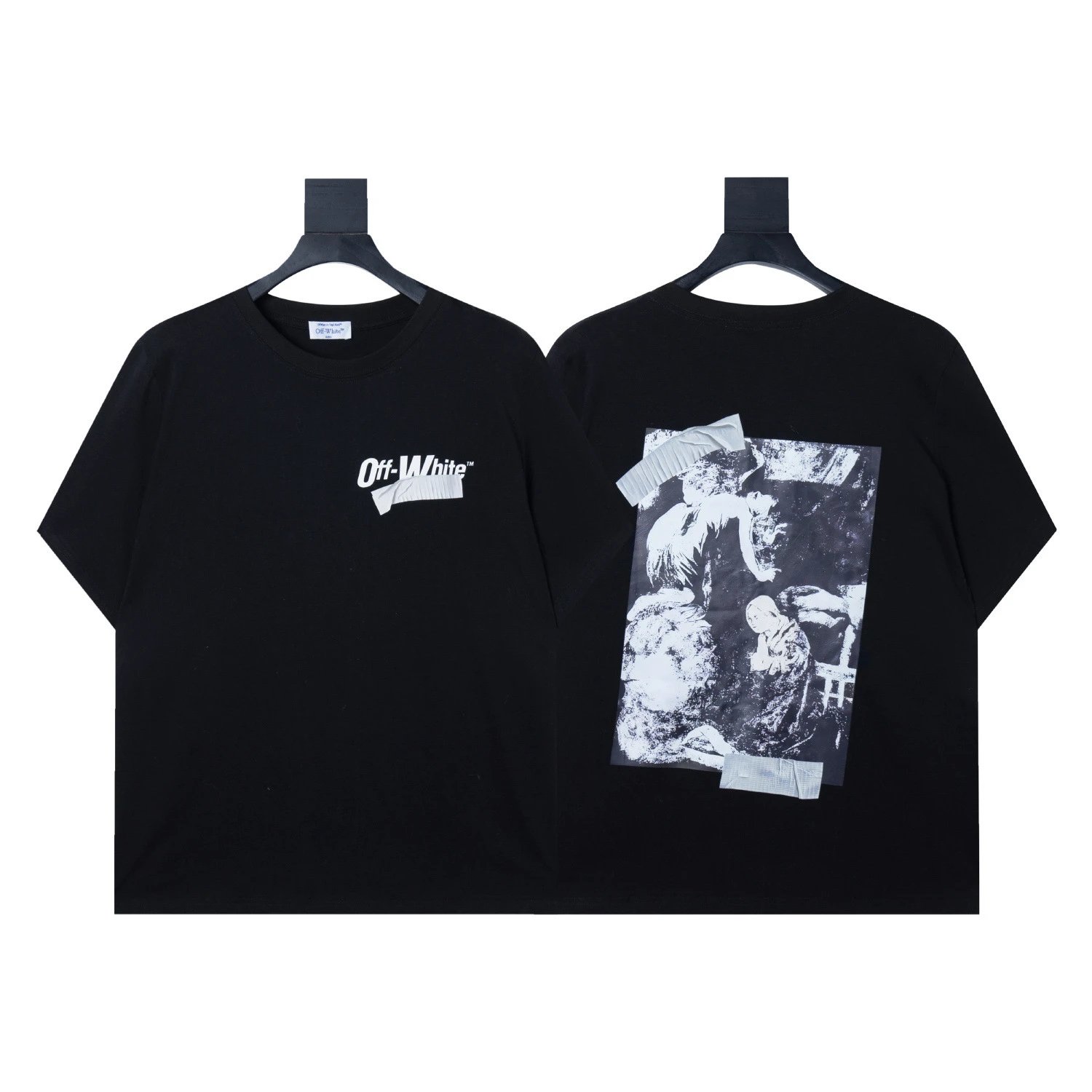 Off-White T-Shirts Arrow Graphic Print — 1334 black