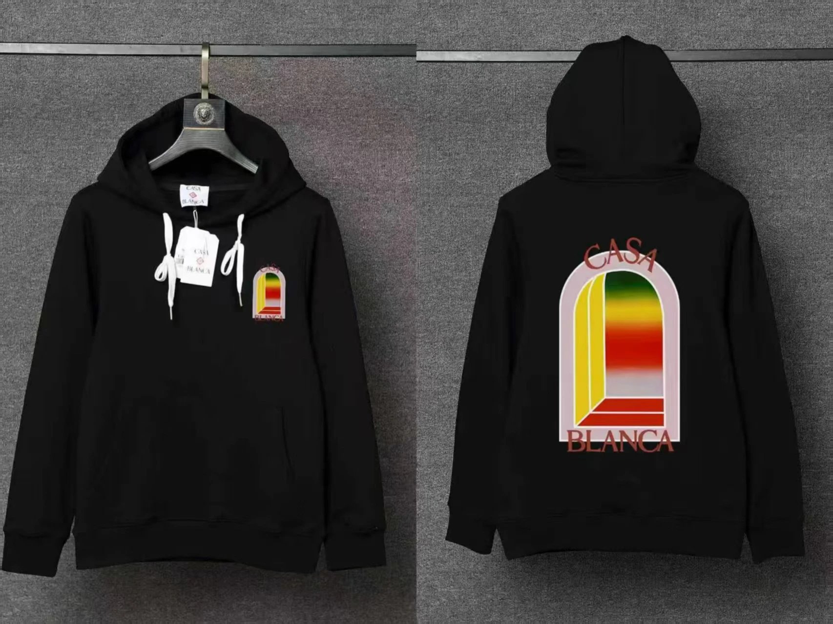 Casablanca Hoodies & Sweatshirts Pullover Hoodie with Casa Blanca Graphic Print image 3